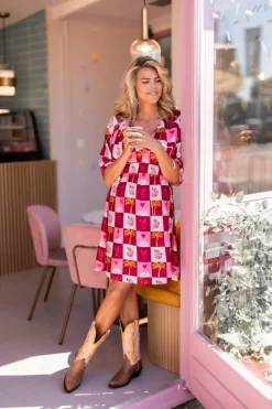 DAMES Studio Poespas Jurken^Zomerjurkje Kim | Multicolor | Je m鈥檃ppelle x Poespas